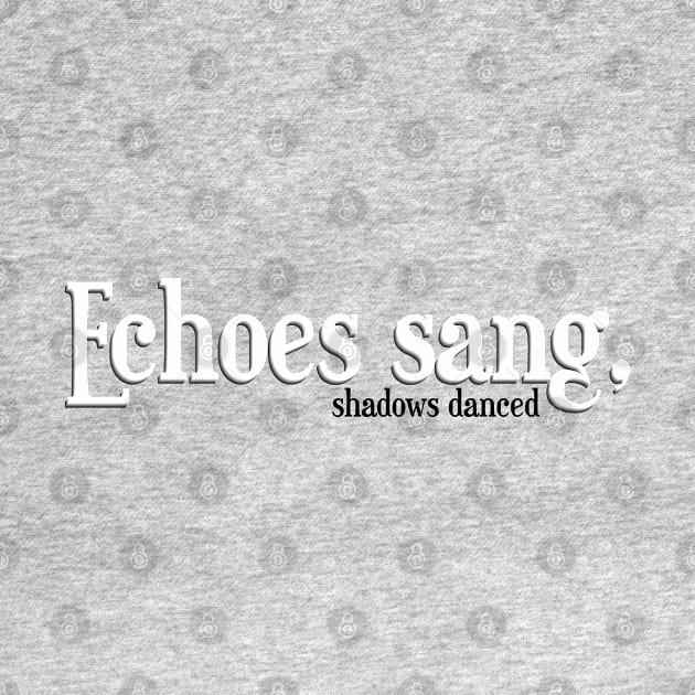 Echoes sang by stefy